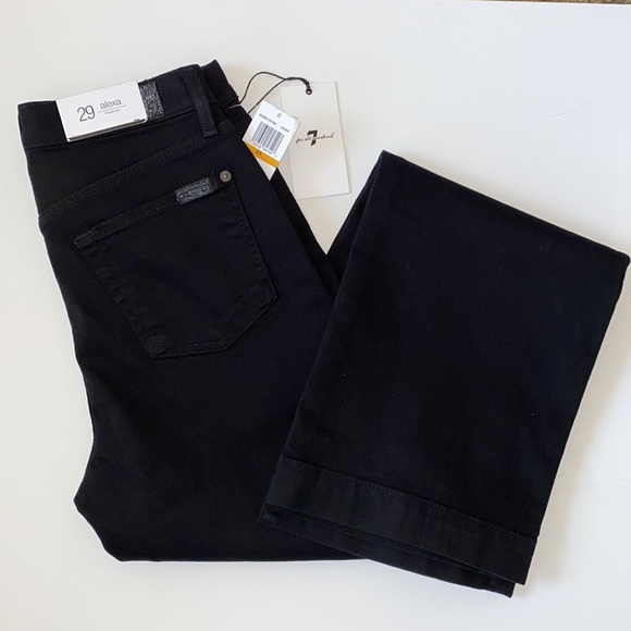 7 For All ManKind Alexa Wide leg Trouser Jean - Picture 5 of 15